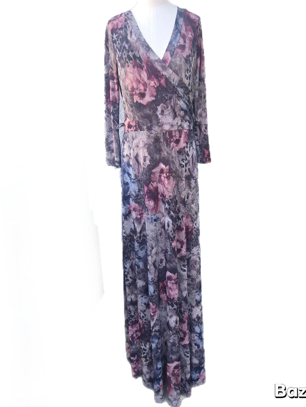 West Kei Embroidered Wrap Dress